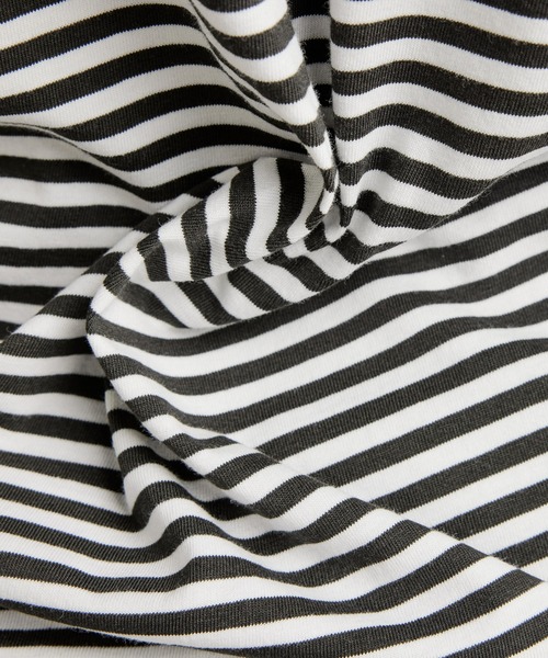 G-STAR（ジースター）の「STRIPE SLIM T-SHIRT/ポケT/ストライプ（Tシャツ/カットソー・メンズ・ストライプ/ブルー系その他/ホワイト×ブラック・LARGE/MEDIUM/SMALL/X-LARGE/X-SMALL）」の21枚目の写真