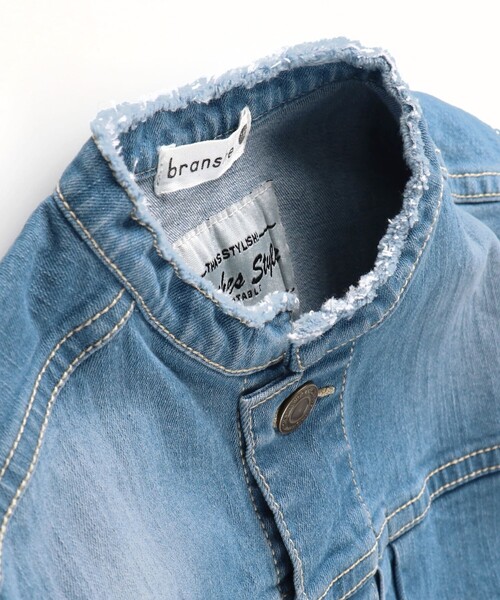 BRANSHES（ブランシェス）の「【こだわりDENIM】Gジャン（デニムジャケット・キッズ・ブルー・110/150/120/130/140）」の15枚目の写真