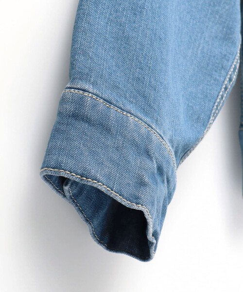 BRANSHES（ブランシェス）の「【こだわりDENIM】Gジャン（デニムジャケット・キッズ・ブルー・110/150/120/130/140）」の18枚目の写真