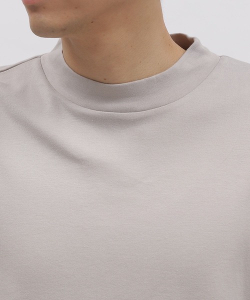 LAKOLE（ラコレ）の「スムースモックネックロングTシャツ / 181175（Tシャツ/カットソー・メンズ・ブラック/サンドグレー/ホワイト・MEDIUM/LARGE）」の11枚目の写真