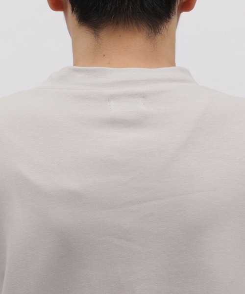 LAKOLE（ラコレ）の「スムースモックネックロングTシャツ / 181175（Tシャツ/カットソー・メンズ・ブラック/サンドグレー/ホワイト・MEDIUM/LARGE）」の13枚目の写真