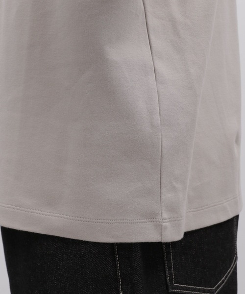 LAKOLE（ラコレ）の「スムースモックネックロングTシャツ / 181175（Tシャツ/カットソー・メンズ・ブラック/サンドグレー/ホワイト・MEDIUM/LARGE）」の14枚目の写真