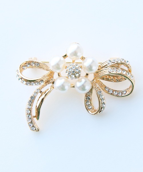 RUIRUE BOUTIQUE(ルイルエブティック)の「ブローチ(ブローチ/コサージュ・レディース・ゴールド系3/シルバー/ゴールド/ゴールド系2/ゴールド系1/ゴールド系4・FREE)」の10枚目の写真