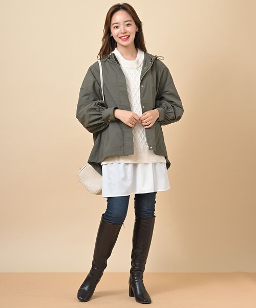 rps(アールピーエス)の「ポンチョライクマウンテンパーカー(マウンテンパーカー・レディース・ベージュ系その他/ライトカーキ/アイボリー/ブラック/カーキ・フリー)」の21枚目の写真