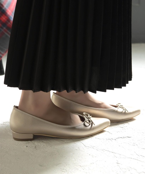 SOROTTO（ソロット）の「ポインテッドトゥ バレエシューズ/ローヒール パンプス（バレエシューズ・レディース・ライトブラウン/ライトブルー/ブラック/ホワイト/ゴールド・S/M/L/LL/3L）」の7枚目の写真