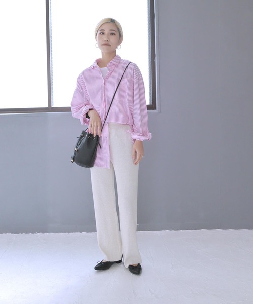 SOROTTO（ソロット）の「ポインテッドトゥ バレエシューズ/ローヒール パンプス（バレエシューズ・レディース・ライトブラウン/ライトブルー/ブラック/ホワイト/ゴールド・S/M/L/LL/3L）」の9枚目の写真