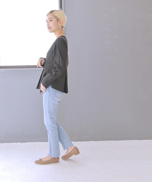 SOROTTO（ソロット）の「ポインテッドトゥ バレエシューズ/ローヒール パンプス（バレエシューズ・レディース・ライトブラウン/ライトブルー/ブラック/ホワイト/ゴールド・S/M/L/LL/3L）」の19枚目の写真