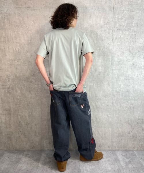 RVCA(ルーカ)の「RVCA/ルーカ ロゴプリントTシャツ ロゴT/クルーネックTシャツ ワンポイント BD041-230(Tシャツ/カットソー・メンズ・ホワイト×レッド/グリーン/ブラック×レッド・L/XL/M)」の17枚目の写真