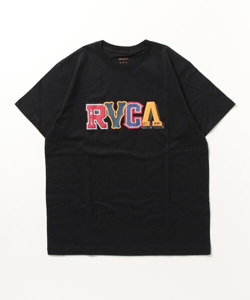 RVCA(ルーカ)の「RVCA/ルーカ ロゴプリントTシャツ ロゴT/クルーネックTシャツ ワンポイント BD041-230(Tシャツ/カットソー・メンズ・ホワイト×レッド/グリーン/ブラック×レッド・L/XL/M)」の18枚目の写真