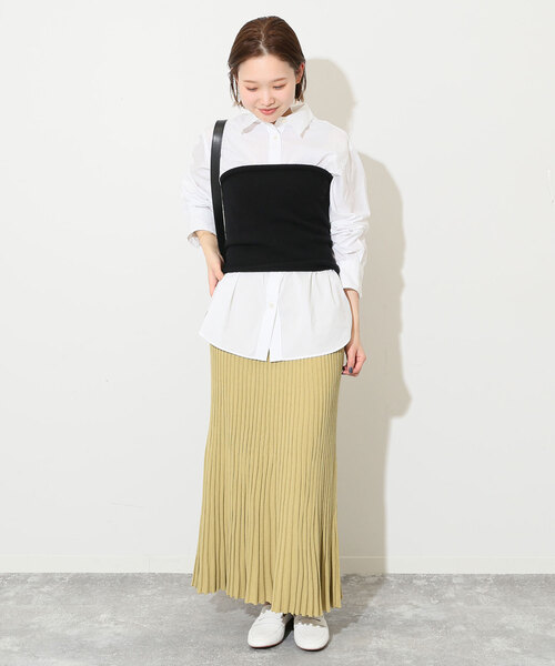 SLOBE IENA（スローブイエナ）の「14Gニットプリーツスカート