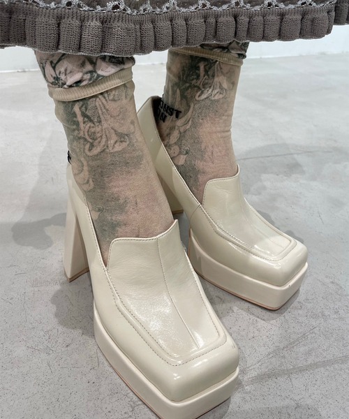 Ameri（アメリ）の「PICTURE BOOK TATTOO PRINT SOCKS（ソックス/靴下・レディース・マルチ・FREE）」の4枚目の写真