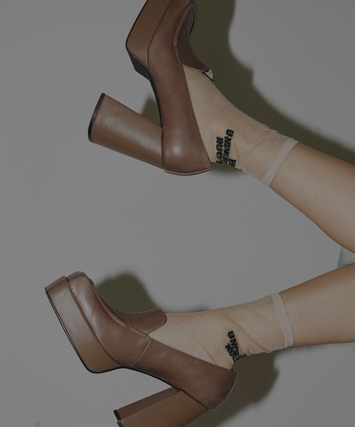 Ameri（アメリ）の「PICTURE BOOK TATTOO PRINT SOCKS（ソックス/靴下・レディース・マルチ・FREE）」の2枚目の写真