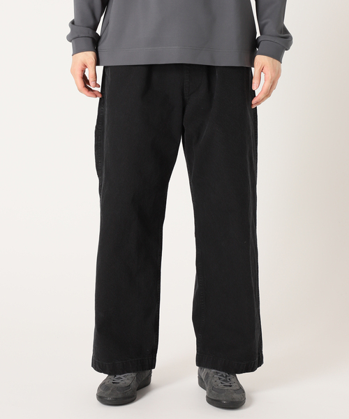 417 EDIFICE（フォーワンセブンエディフィス）の「FRENCH WORK DENIM PANTS / ワイドデニムパンツ（デニムパンツ・メンズ・ブラック/ブルー系その他・SMALL/MEDIUM/LARGE）」の19枚目の写真