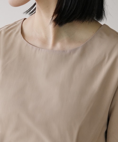 IAMUSE(アイアミューズ)の「バックリボンベルトワンピース S0356【IAMUSE】(ワンピース・レディース・オレンジ/ベージュ/ブラック・S/M/L)」の17枚目の写真