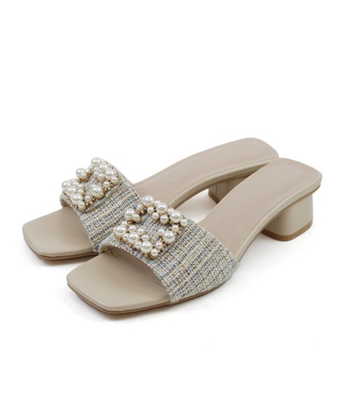 新品／元箱有り✨Dhyana. バックルミュール 【日本製】2024年購入 楽天市場】日本製 本革 ミュール 太めヒール 6.5cm 幅広 3E