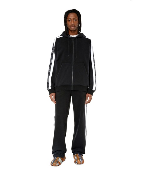 DIESEL(ディーゼル)の「メンズ ジップアップ スウエット DIESEL SPORT(パーカー・メンズ・カーキ/ブラック・LARGE/X-LARGE/MEDIUM/X-SMALL/SMALL/XXX-LARGE/XX-LARGE)」の12枚目の写真