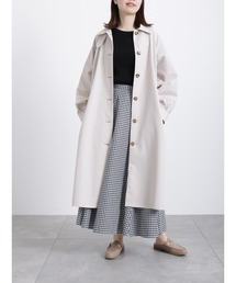 Samansa Mos2 blue | マルチスタイルステンカラーコート(ステンカラーコート)