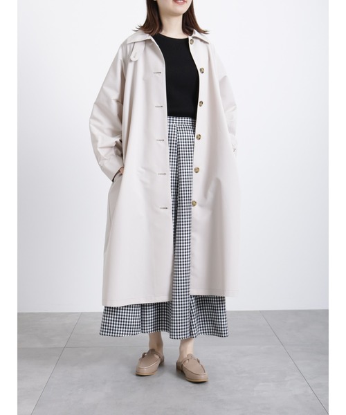 Samansa Mos2 blue（サマンサモスモスブルー）の「マルチスタイルステンカラーコート（ステンカラーコート・レディース・ベージュ/ミント/ベージュ系その他/シルバーグレー・MEDIUM/LARGE）」の10枚目の写真