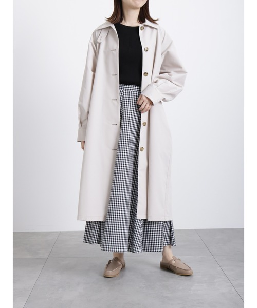 Samansa Mos2 blue（サマンサモスモスブルー）の「マルチスタイルステンカラーコート（ステンカラーコート・レディース・ベージュ/ミント/ベージュ系その他/シルバーグレー・MEDIUM/LARGE）」の14枚目の写真