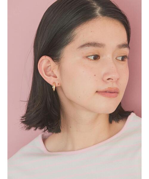 AMERICAN HOLIC（アメリカンホリック）の「チャンキーフープピアス（ピアス（両耳用）・レディース・シルバー/ゴールド・FREE）」の11枚目の写真