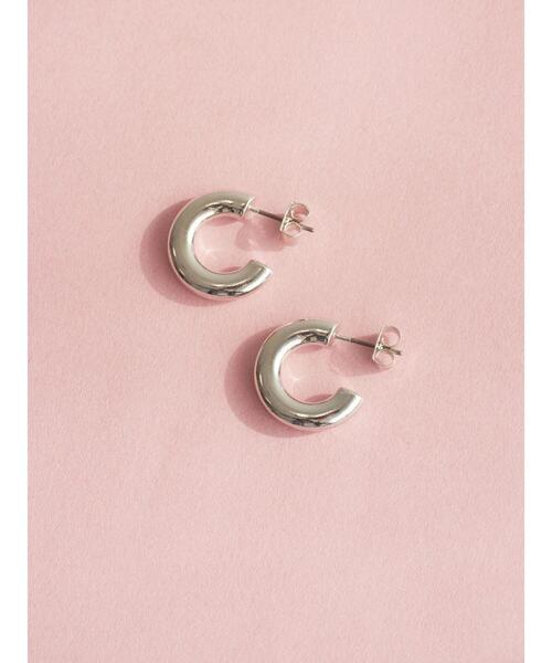 AMERICAN HOLIC（アメリカンホリック）の「チャンキーフープピアス（ピアス（両耳用）・レディース・シルバー/ゴールド・FREE）」の12枚目の写真