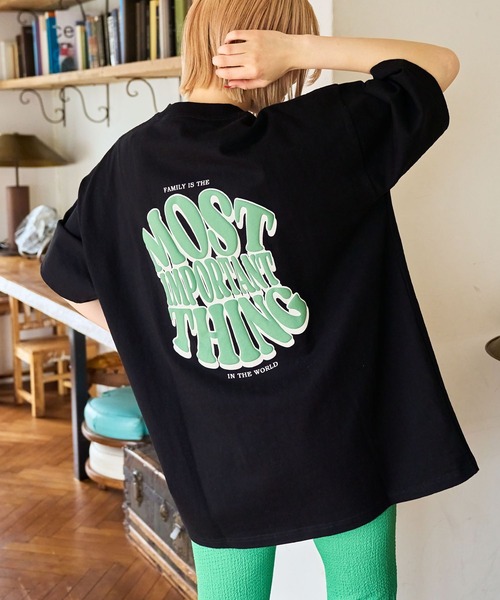 PBLIM（ページボーイリム）の「PAGEBOYLIM/プクプクロゴT（Tシャツ/カットソー・レディース・グレー/ブラック/オフホワイト・MEDIUM/LARGE）」の10枚目の写真