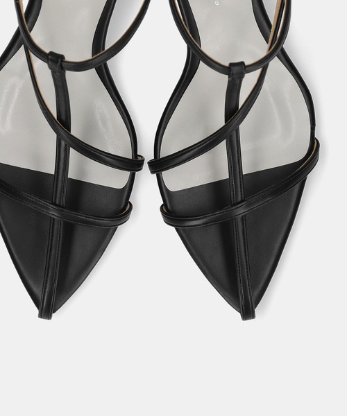 MAMIAN（マミアン）の「ポインテッドトゥ マルチストラップ サンダル (5.0cmヒール)（サンダル・レディース・ブラック/ブラウン/アイボリー・S/M/L/LL）」の11枚目の写真