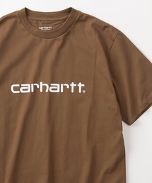Carhartt WIP（カーハートダブリューアイピー）の「【Carhartt/カーハート】ブランドネームロゴプリント 半袖Tシャツ/CH SCRIPT T-SHIRT（Tシャツ/カットソー・メンズ）」