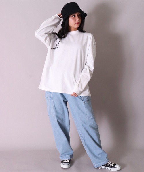 Champion（チャンピオン）の「(LF)【Champion】フリンジ ウォッシュ バケットハット（ハット・レディース・ブラック/ナチュラル/ベージュ・ONE SIZE）」の6枚目の写真