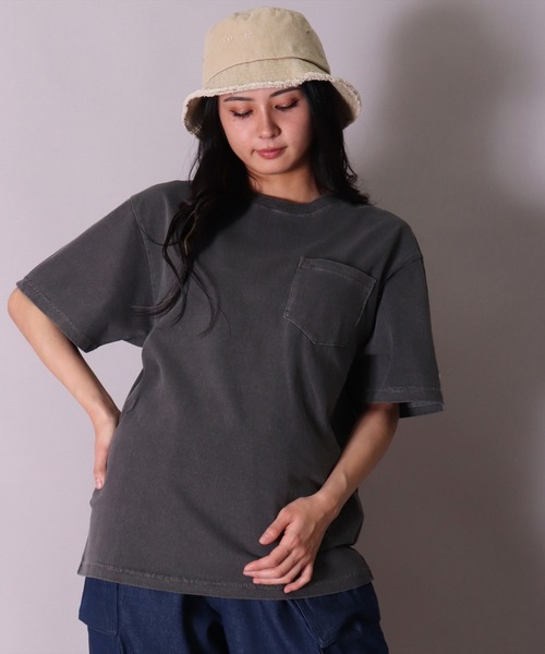 Champion（チャンピオン）の「(LF)【Champion】フリンジ ウォッシュ バケットハット（ハット・レディース・ブラック/ナチュラル/ベージュ・ONE SIZE）」の8枚目の写真