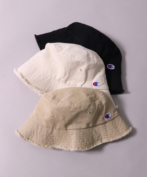 Champion（チャンピオン）の「(LF)【Champion】フリンジ ウォッシュ バケットハット（ハット・レディース・ブラック/ナチュラル/ベージュ・ONE SIZE）」の15枚目の写真