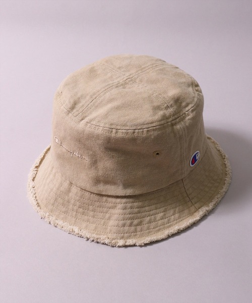 Champion（チャンピオン）の「(LF)【Champion】フリンジ ウォッシュ バケットハット（ハット・レディース・ブラック/ナチュラル/ベージュ・ONE SIZE）」の19枚目の写真