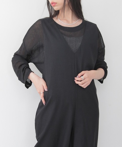 セール】【SETUP7】バックリボンオールインワン サロペット SCCH329