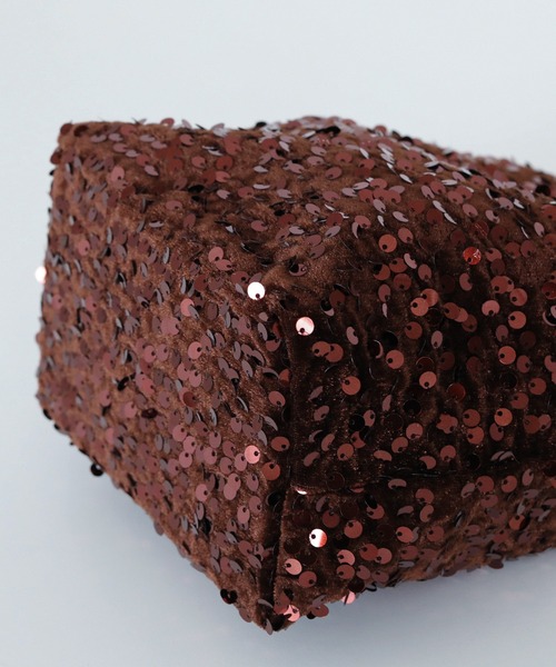 Kana（カナ）の「スパンコール ２way ショルダー 巾着 バック 結婚式 お呼ばれ オケージョン（ショルダーバッグ・レディース・ブラック/シルバー/ベージュ/ブラウン・フリー）」の15枚目の写真