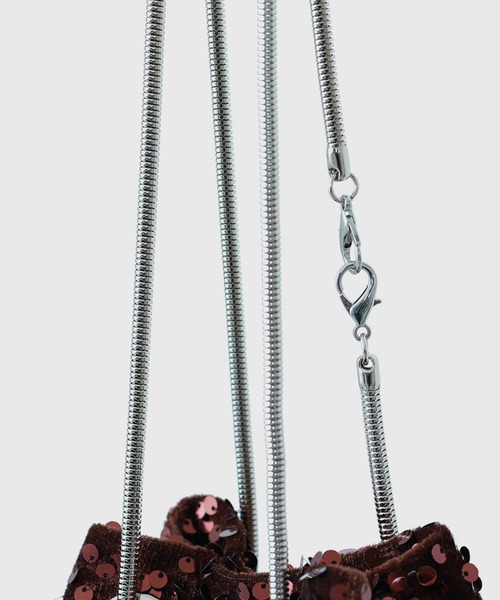 Kana（カナ）の「スパンコール ２way ショルダー 巾着 バック 結婚式 お呼ばれ オケージョン（ショルダーバッグ・レディース・ブラック/シルバー/ベージュ/ブラウン・フリー）」の16枚目の写真