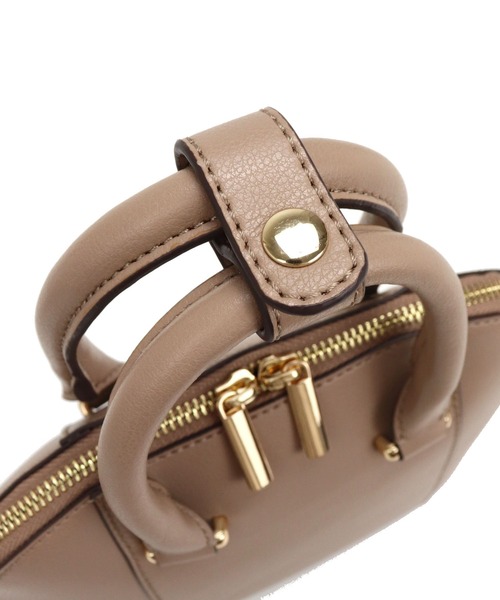 MIAN （ミアン）の「ラウンド2wayショルダーバッグ（ショルダーバッグ・レディース・ライトイエロー/マジェンタ/アイボリー/モカ/ブラック・FREE）」の7枚目の写真