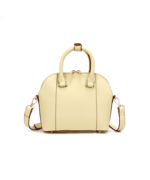 MIAN （ミアン）の「ラウンド2wayショルダーバッグ（ショルダーバッグ・レディース・ライトイエロー/マジェンタ/アイボリー/モカ/ブラック・FREE）」の11枚目の写真