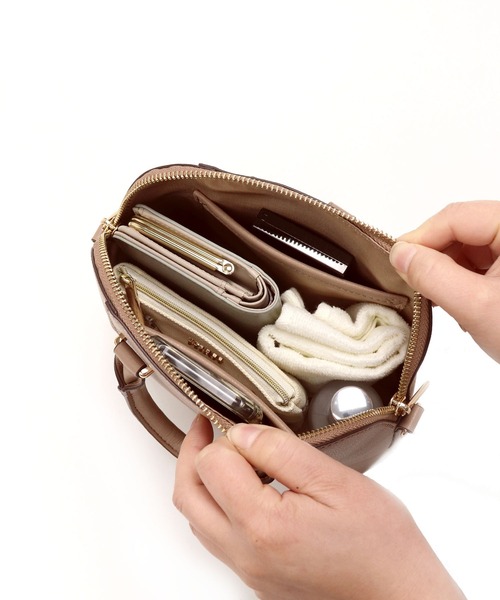 MIAN （ミアン）の「ラウンド2wayショルダーバッグ（ショルダーバッグ・レディース・ライトイエロー/マジェンタ/アイボリー/モカ/ブラック・FREE）」の18枚目の写真