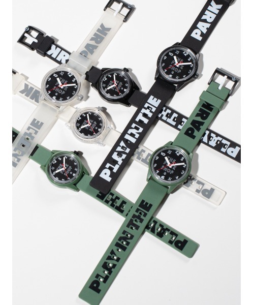 Q&Q SmileSolar（キューアンドキュースマイルソーラー）の「Q&Q SmileSolar / THE PARK SHOPコラボモデル　ブラック(Mサイス)（アナログ腕時計・メンズ・グリーン系その他/ブラック系その他/オリーブ/ブラック/その他/クリア・S/M）」の14枚目の写真