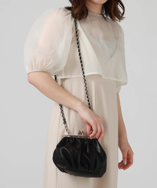 archives(アルシーヴ)の「3WAYパールポシェット(ショルダーバッグ・レディース・ブラック/アイボリー・FREE)」の13枚目の写真