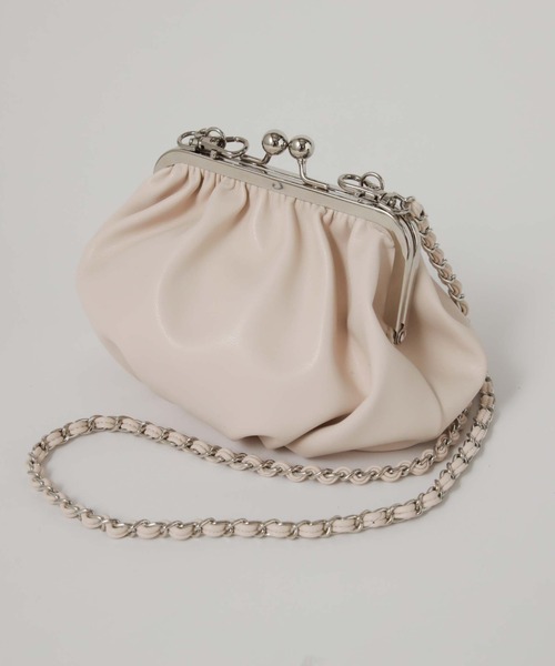 archives(アルシーヴ)の「3WAYパールポシェット(ショルダーバッグ・レディース・ブラック/アイボリー・FREE)」の7枚目の写真