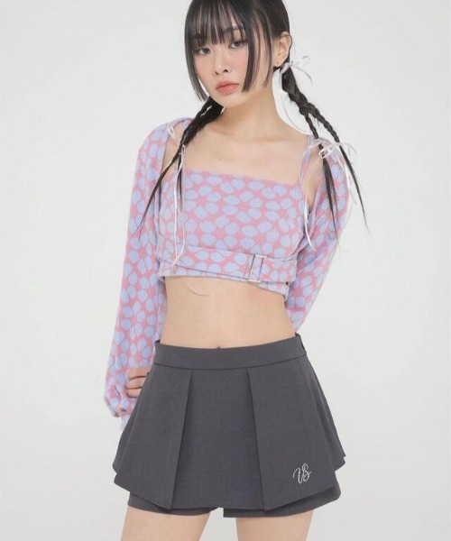 【UGLY SHADOW】TULIP PANTS SKIRT uglyshadow TULIP PANTS SKIRT（BLACK）（TULIP PANTS SKIRT