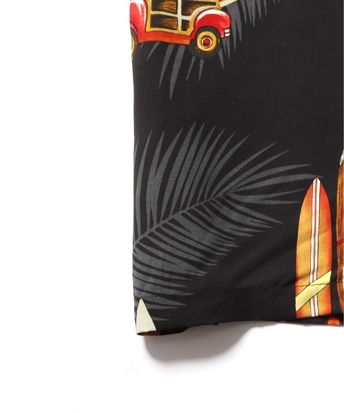 TWO PALMS（トゥーパームス）の「TWO PALMS/トゥーパームス S/S Hawaiian Shirt / Rayon WOODY(501R) シャツ（シャツ/ブラウス・メンズ・ブラック/ベージュ・L/M）」の9枚目の写真
