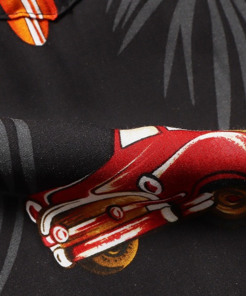 TWO PALMS（トゥーパームス）の「TWO PALMS/トゥーパームス S/S Hawaiian Shirt / Rayon WOODY(501R) シャツ（シャツ/ブラウス・メンズ・ブラック/ベージュ・L/M）」の10枚目の写真