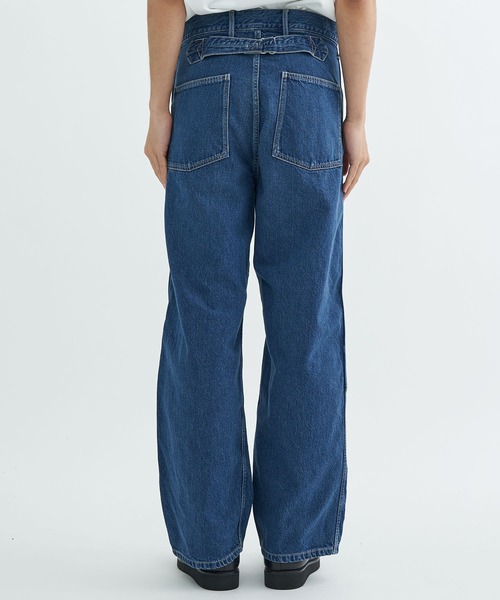 URU（ウル）の「DOUBLE KNEE PANTS TYPE C（デニムパンツ・メンズ・インディゴブルー・1/2）」の5枚目の写真