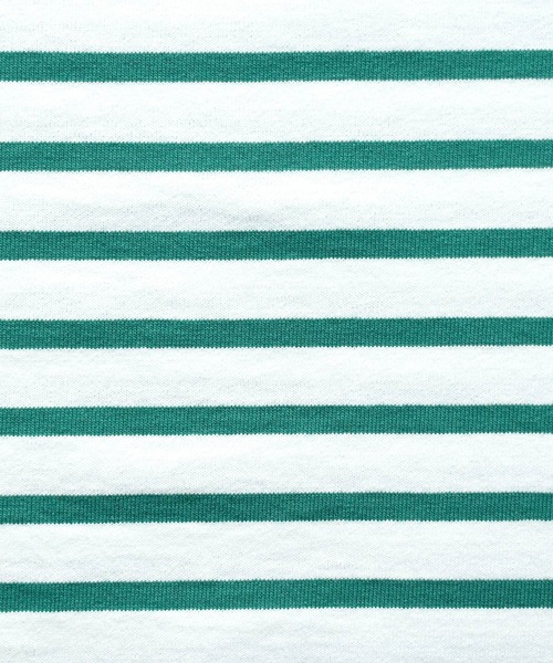 Fashion Letter(ファッションレター)の「ボーダー カットアウト ビッグ5分袖Tシャツ(Tシャツ/カットソー・レディース・グリーン/ピンク/ベージュ/ブルー/ブラック・M)」の15枚目の写真