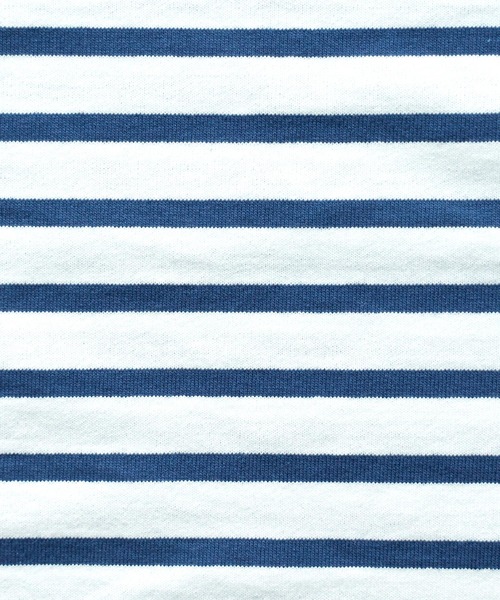 Fashion Letter(ファッションレター)の「ボーダー カットアウト ビッグ5分袖Tシャツ(Tシャツ/カットソー・レディース・グリーン/ピンク/ベージュ/ブルー/ブラック・M)」の16枚目の写真