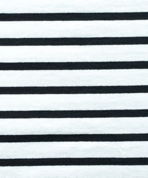 Fashion Letter(ファッションレター)の「ボーダー カットアウト ビッグ5分袖Tシャツ(Tシャツ/カットソー・レディース・グリーン/ピンク/ベージュ/ブルー/ブラック・M)」の17枚目の写真