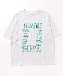 Grand PARK | スクエアウェーブ 刺繍　ロゴTシャツ(Tシャツ/カットソー)