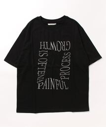 Grand PARK | スクエアウェーブ 刺繍　ロゴTシャツ(Tシャツ/カットソー)